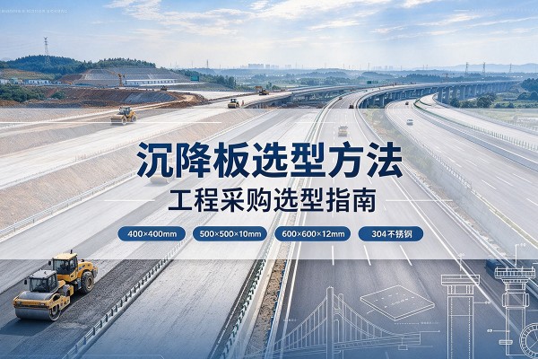 龙陵沉降板选择方法