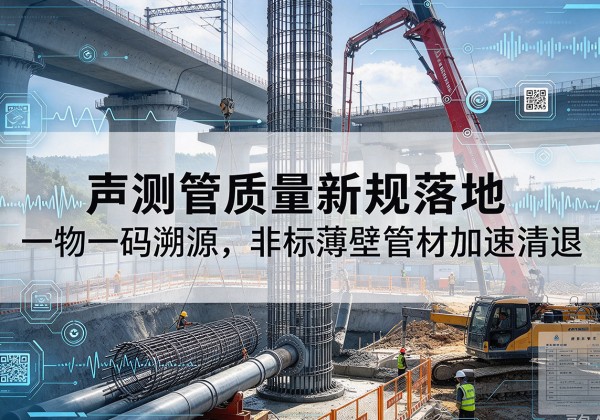 龙陵声测管质量新规落地，一物一码溯源，非标薄壁管材加速清退