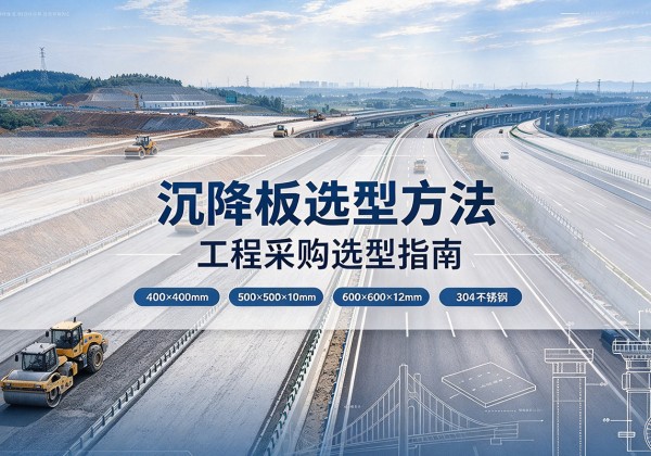 龙陵沉降板选择方法